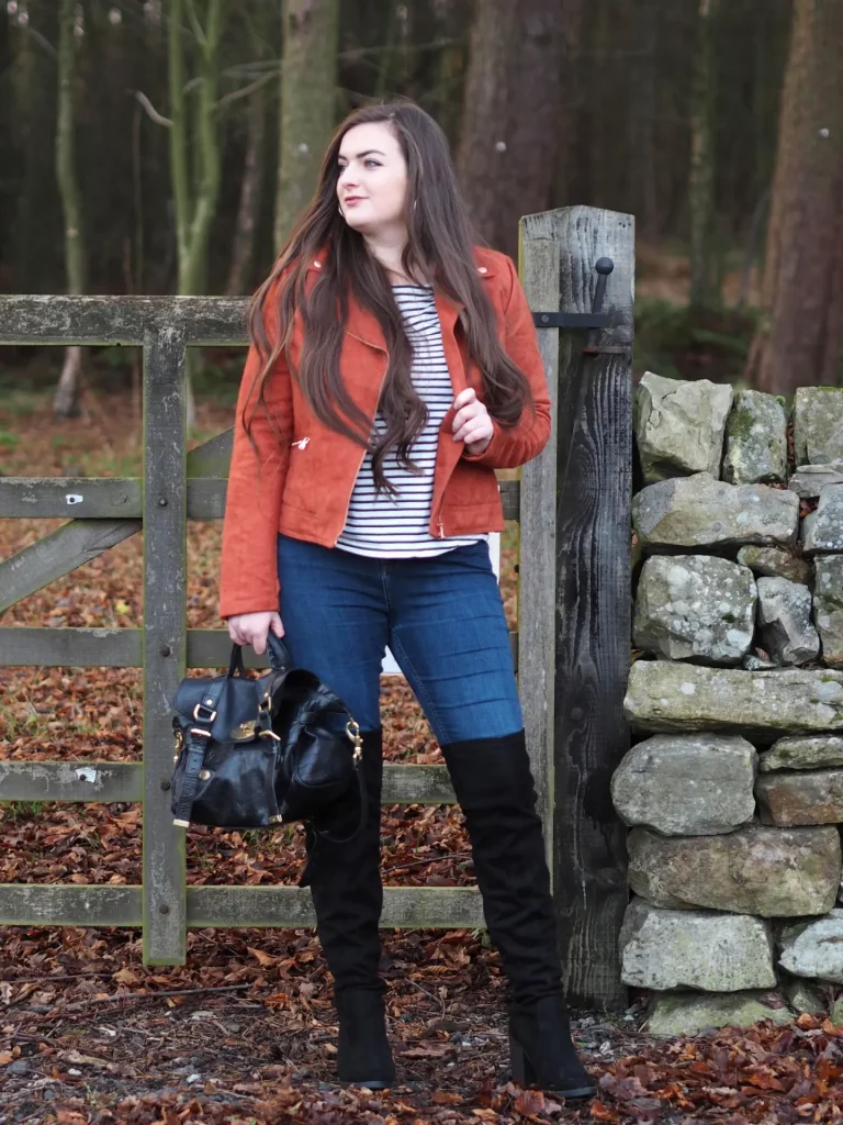 Suede Jacket & Stripes